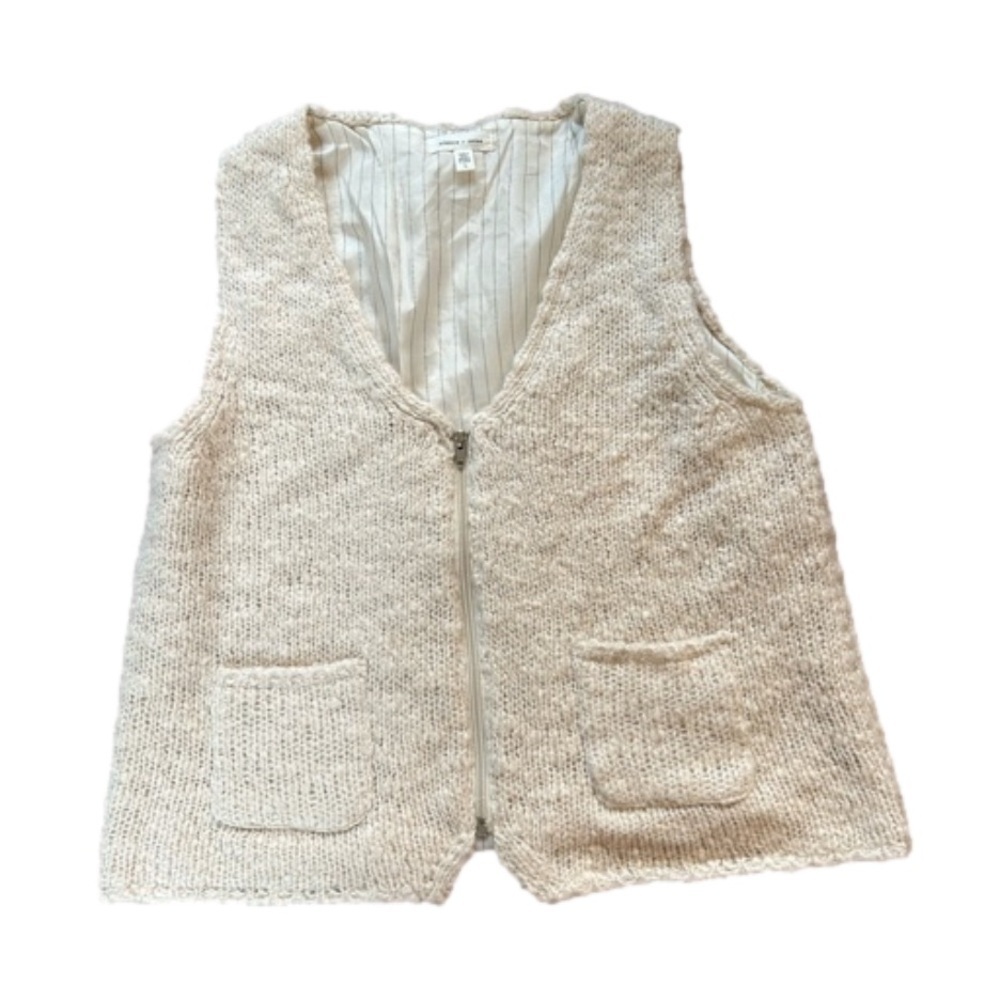 Silence + Noise Zip-Up Sweater Vest